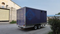 Camion de restauration mobile de 350 cm de haute qualité, personnalisé, en promotion, pour café et boissons, idéal pour les entreprises