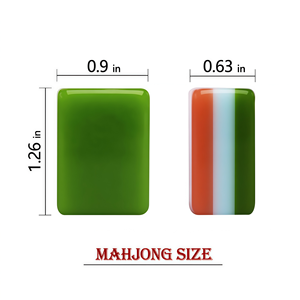 Ornate Premium Acrylic Cloisonne Inspired Luxury Style 166 Tiles Mah Jongg <b>Set</b> for Boutique Gift Shops OEM/ODM Welcomed - Product Image 4