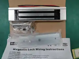 VIANS Wholesale 180kgs 280kgs PD MAGLOCK Access Control System 12V Single Door Electromagnetic Magnetic Lock Holding Forces