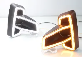 도요타 hilux Revo 로코 2018 안개 램프에 대한 노란색 빛 주간 실행 조명과 고비슨 LED DRL 일광 안개등