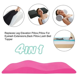 Cama de masaje con curvas, cama de masaje de espuma con cubierta extraíble, cojín de cama de pestañas de espuma de alta densidad con suave para salón - Product Image 4