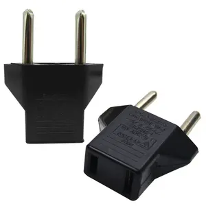 EU Plug Adapter Electrical Power Socket US To EU Plug Travel Adapter AC Converter US To EU Travel Power Adapter Socket