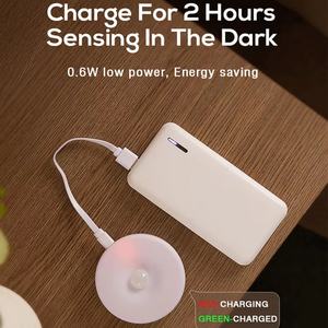 Luz Nocturna LED con Sensor de Movimiento, Lámpara Nocturna Recargable por USB para Dormitorio, Cocina, Armario, Luz Inalámbrica para Armario - Product Image 3