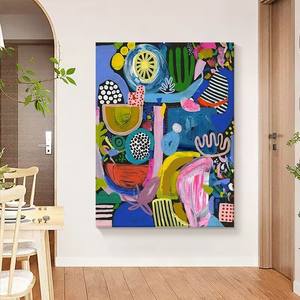 Base <span class=keywords><strong>de</strong></span> producción OEM/ODM: pintura al óleo pintada <span class=keywords><strong>a</strong></span> <span class=keywords><strong>mano</strong></span> por Matisse, cartel abstracto <span class=keywords><strong>de</strong></span> entrada. - Product Image 2