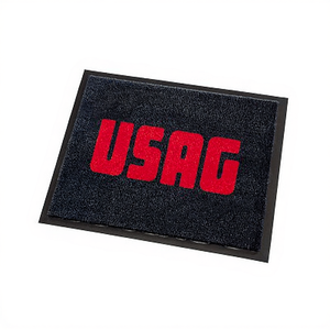 Usag <b>Door</b> <b>Mat</b> Black With Red Logo 18x30 Inches For <b>Indoor</b> Outdoor Use - Product Image 3