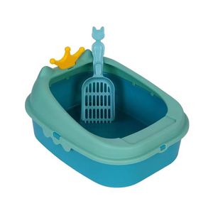 Lettiera per Gatti Grande con Coperchio, Bordi Alti, Vassoio Chiuso, Controllo Odori, Facile da Pulire, per Gatti da Interno, Forniture Durevoli per Animali Domestici - Product Image 4