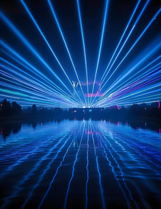 Tête mobile à changement de couleur IP65 avec projection interactive pour les célébrations des parcs à thème - Product Image 1