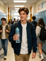 Bouteille d'eau sans BPA, anti-fuite, agréablement parfumée, pour la course à pied, la maison, la randonnée, le basketball