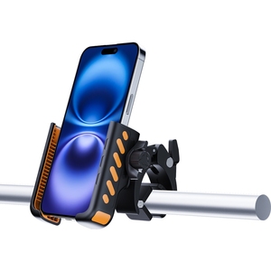 Colf Cart Support de téléphone Support de téléphone réglable Rotation à 360 ° Berceau de dégagement à un bouton pour vélo Moto Gym Tapis roulant Poussette - Product Image 5