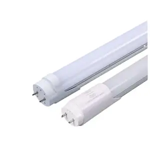 170lm/W 4ft LED T8 Tube Lamp Light 18W Round Aluminum Shape No Flick 120-277Volt G13 Type B Ballast Bypass