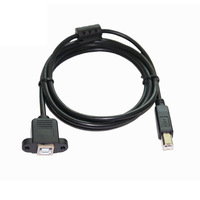 Câble d'extension USB mâle vers femelle à embout carré magnétique avec blindage tressé pour utilisation avec une caméra, USB2.0, matériau PVC