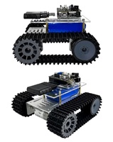 Chasis de Tanque con Orugas WD-T10P UNO R3, Coche Robótico Inteligente con Bluetooth, Kit Programable de Código Abierto para Arduino STEM