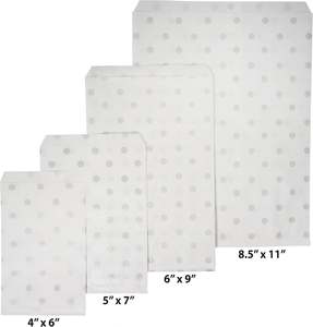 Bolsa de Papel Kraft para Alimentos de Restaurante, Bolsa de Embalaje de Papel Resistente a la Grasa para Galletas con Logotipo Impreso Personalizado - Product Image 5