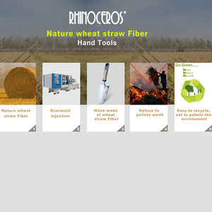 # Accélérateur à faible teneur en carbone, Protection de l'environnement, 5 pièces, poignée de paille de blé, Mini ensemble d'outils de jardinage - Product Image 6