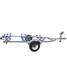 Hot Sale RIB Boat Trailer With Roller Hand Winch