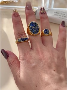 Bagues en acier inoxydable à mouvement à quartz numérique minimaliste Y2K, plaquées or 18 carats, bijoux de <span class=keywords><strong>doigt</strong></span> carrés, bijoux de <span class=keywords><strong>montre</strong></span> faits à <span class=keywords><strong>la</strong></span> main - Product Image 6