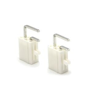 Connecteur à broches coudées à 90° WAFER 5557 à double rangée de 4,2 mm : 90 °   DIP 2*1P avec poteaux de positionnement, matériau PA66 - Product Image 1