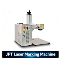 Fabricant chinois JPT, machine de marquage laser à fibre pour tôles métalliques en acier inoxydable 20W/30W/50W/100W, AI/DST, haute vitesse 7000 mm/s, CNC