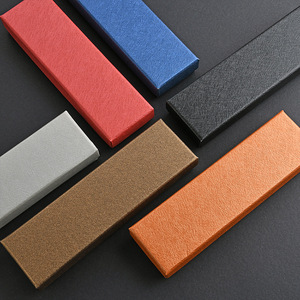 Customizable Gift Box Red With Black <b>Foam</b> Lining Oblong Shape For Business Gifts <b>Craft</b> Packaging - Product Image 2