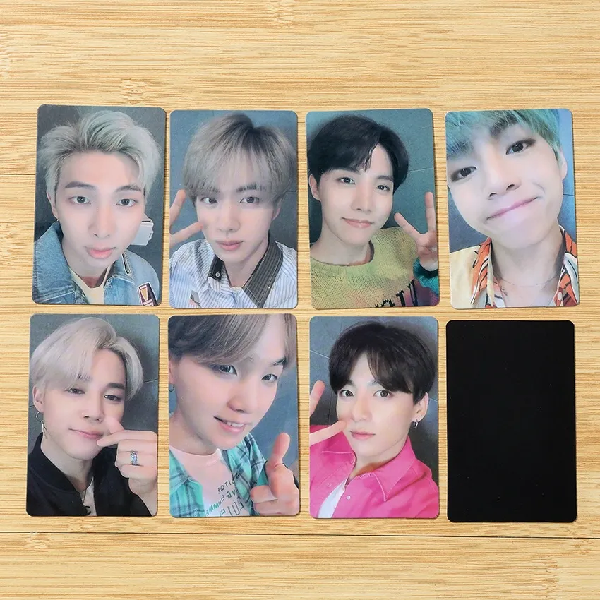 Kpop Bangtan Boys Pijamas Álbum Tarjetas DE FOTOS Lados dobles JK JM V Photocards