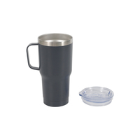 Thermos en acier inoxydable de 20 oz avec fermeture automatique, tasse de voyage écologique, agitateur de camping, isolation thermique de 6 à 12 heures, coffret cadeau pour adultes