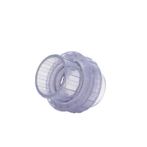 パイプ透明ユニオン用継手PVC PVC-U給水ユニオン全サイズカップリング