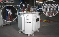 Transformator Distribusi Tiga Fasa Terendam Minyak Wanbo-92 IEC 60076 630kVA 800kVA 1000kVA 11kV/22kV 400V 50/60Hz Gulungan Tembaga