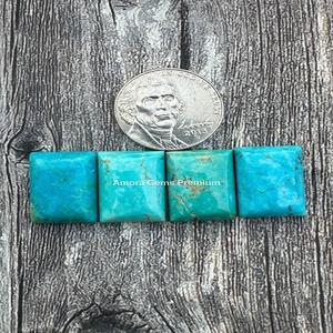 Venta al por mayor de piedras preciosas turquesas naturales sueltas Baguette cortadas de Kingman y Royston Mines calibradas para anillos pulseras colgantes - Product Image 1