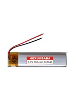 Baterai Lithium Ion Polimer 3.7V 200mAh 601040 untuk Kotak Pengisi Daya TWS Earphone Earbuds Headset Headphone L908