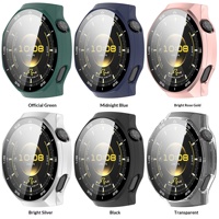 Étui de protection rigide PCTPU pour WATCH GT 7 Pro 46mm, coque intégrale avec protection d'écran en verre trempé 9H intégrée