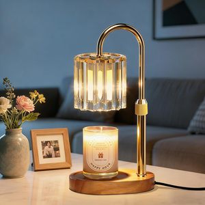 Lámpara Calentadora de <span class=keywords><strong>Velas</strong></span> Decorativa para el Hogar con Temporizador, Regulador de Intensidad y Altura Ajustable, Regalos para Mujeres y Hombres - Product Image 1