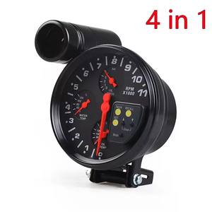 <span class=keywords><strong>Compteur</strong></span> de vitesse + REV 4 In1 <span class=keywords><strong>Compteur</strong></span> de vitesse <span class=keywords><strong>GPS</strong></span> 200km Tachymètre 8000RPM Odomètre Réglable 127mm - Product Image 4