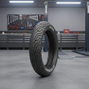 Pneus de moto antidérapants pour conditions humides 90/80-14 sans chambre à air, pneus de <span class=keywords><strong>scooter</strong></span> en caoutchouc durable pour la saison tropicale pluvieuse - Product Image 5