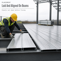Maison préfabriquée sans terrasse en béton, support de plancher à installation rapide pour systèmes de construction modulaires et en acier
