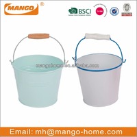 Seau à glace en métal personnalisé, seau en fer galvanisé pour bière