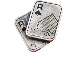 Fabrik Großhandel New Magnetic Metal <span class=keywords><strong>Fidget</strong></span> <span class=keywords><strong>Slider</strong></span> Münze Dekompression Spielzeug Metall Poker Push Card <span class=keywords><strong>Fidget</strong></span> <span class=keywords><strong>Slider</strong></span> - Product Image 6