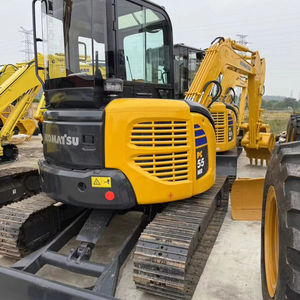 Mini-excavatrice Komatsu Pc55 d'occasion en excellent état, modèle 2022, godet de 0,18 m, moteur et pompe, Chine, à vendre - Product Image 1