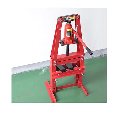 Hot Selling Vehicle Equipment Hydraulic Shop Press With Gauge