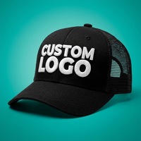 Casquette Trucker Personnalisée Vintage Sportive avec Logo Brodé 3D Argyle, Casquette de Baseball Snapback Respirante et Imperméable en Maille Unie