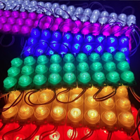 Module LED SMD 2835 3030 12V 75*20MM 3 LED 3000K 10000K Rouge Rose Jaune Corps ABS pour Boîte Lumineuse Publicitaire