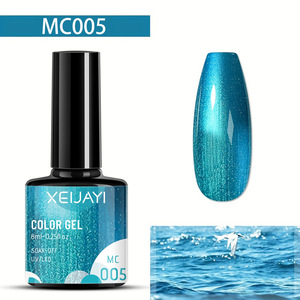 7 Color 8ml Mirror Metal Color Gel Polish Long-lasting Gold Silver Red Semi Permanent Varnish Soak Off <b>UV</b> LED Gel - Product Image 4