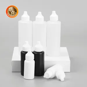 Botol tutup putar kosong Pe, wadah dispenser minyak botol tetes pigmen plastik 30Ml 50Ml 120Ml