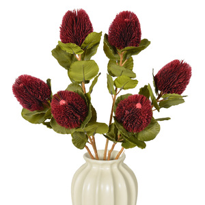Flores Artificiales de Fábrica, Rama Individual de Plástico y Tela, Estilo Nórdico, Color Otoñal, Decoración para Bodas - Product Image 5