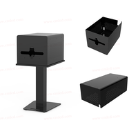 Support et Housse Légers et Faciles à Installer pour Imprimante Photo – Blanc et Noir – Étui de Protection pour Imprimante Photobooth