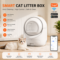 Offre Spéciale Usine OEM Bac à Litière Intelligent pour Chat, Sans Odeur, Contrôlé par Application, Auto-Nettoyant, Automatique, en Plastique, Grande Capacité 50L