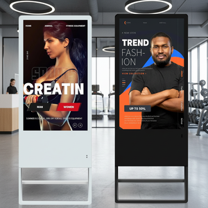 Layar LCD Digital 43 Inci dengan Stand Lantai, Pemutar Iklan Kios Android, Papan Poster Digital Portabel - Product Image 6