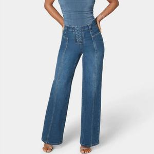 Nouveau Jean Droit Taille Haute Slim Décontracté pour Femme 2025 – Polyvalent et Personnalisable - Product Image 1