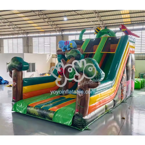 Outdoor Animated Cartoon Inflatable <b>Slide</b> Cartoon Theme Dry <b>Slide</b> Children's Bouncing <b>Slide</b> Factory Supply - Product Image 5