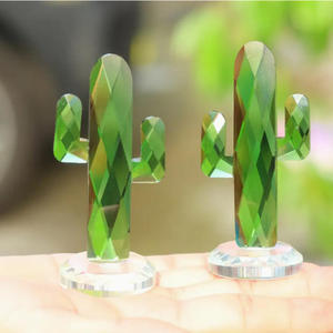 <span class=keywords><strong>Cactus</strong></span> de Cristal, Bonito <span class=keywords><strong>Cactus</strong></span> de Vidrio, Soporte para Anillos, Decoración - Product Image 5
