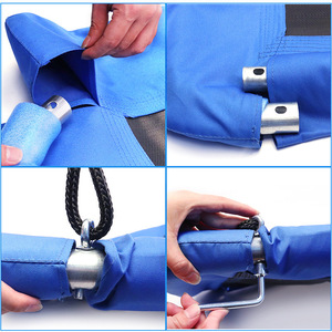 Columpio rectangular para exteriores, hamaca de tela Oxford de 152x83cm, capacidad de carga de 500 libras, para equipos de parques de atracciones - Product Image 3